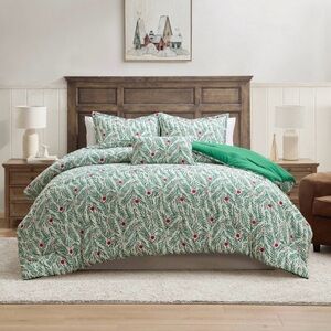 Hallmark Green Branches 4-piece comforter set